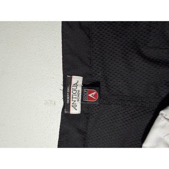 Antigua Golf Shorts, Women,Size 6, Black, Desert Dry Dry, Black, Cargo Pockets - Picture 12 of 15